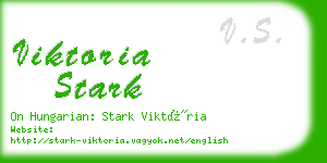 viktoria stark business card